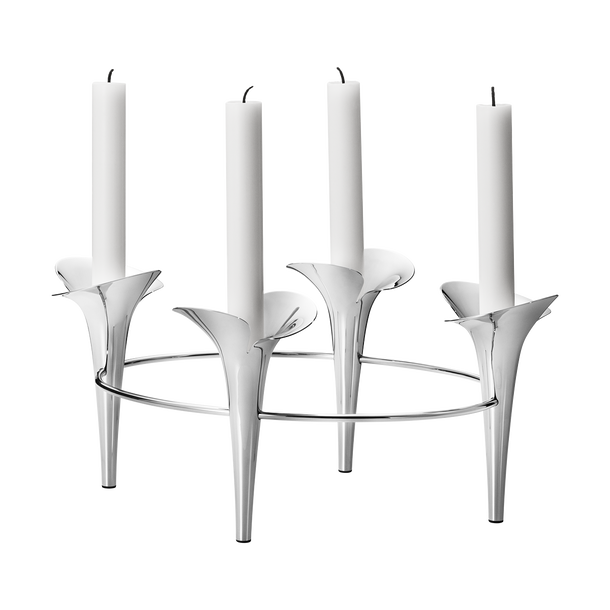 キャンドル   BLOOM Candleholder BLOOM Taper Candleholder in polished stainless steel