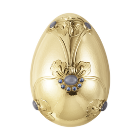 18K黄金宝石蛋形雕饰艺作