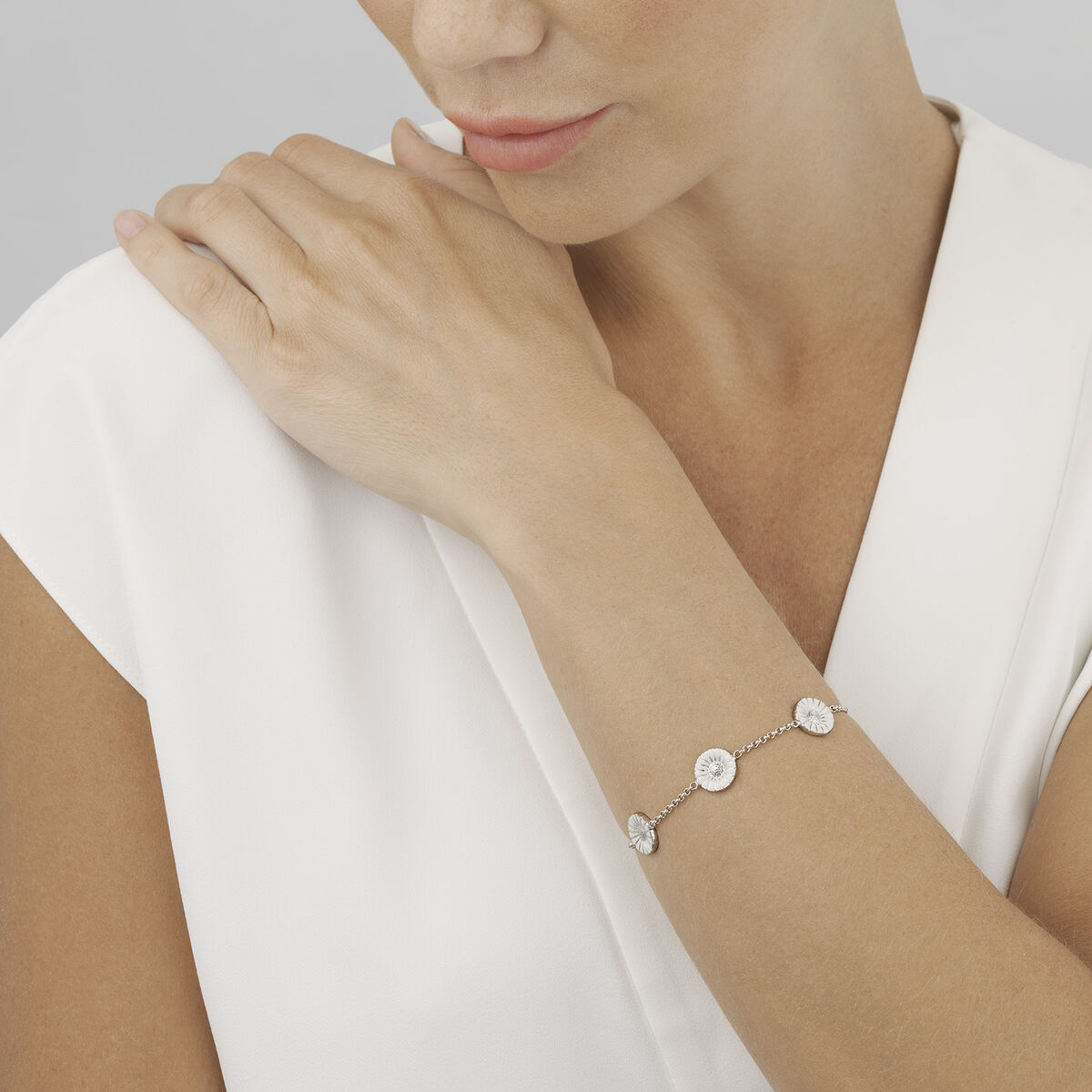 Daisy bracelet silver clearance