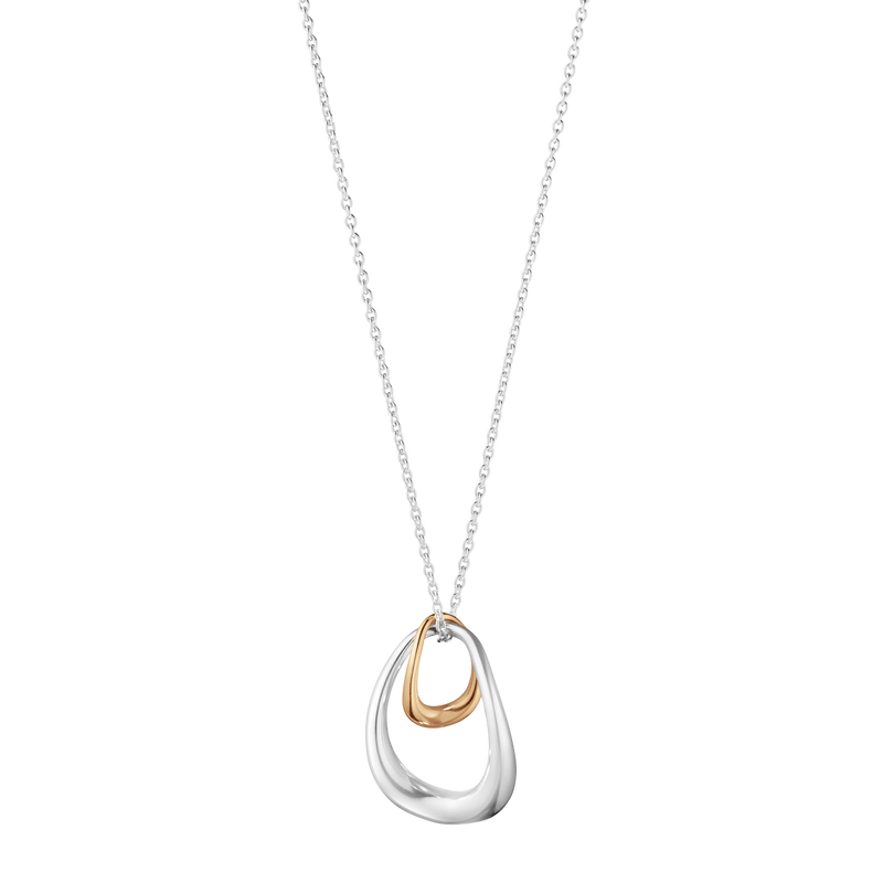 OFFSPRING pendant mother and child necklace silver and rose gold