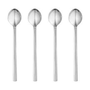 New York Stainless Steel Cutlery Set At Georg Jensen New York Caffe Latte Spoon Set Stainless Steel 4 Pcs