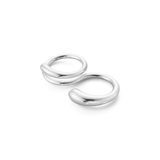 MERCY simple, double ring in sterling silver | Georg Jensen