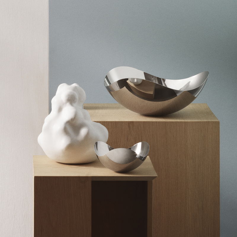Georg Jensen Coque Bloom Plat Petit