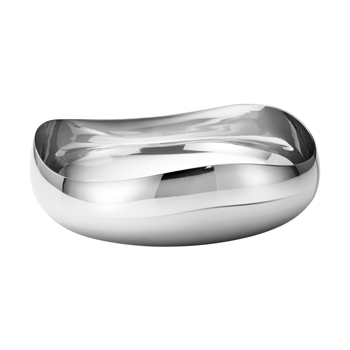 Cobra serving bowl, small in stainless steel
