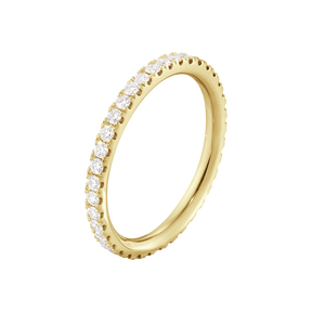 AURORA ring - 18 kt. yellow gold with brilliant cut diamonds