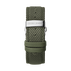 KOPPEL Armband - 41 mm, dunkelgrünes Leinen M