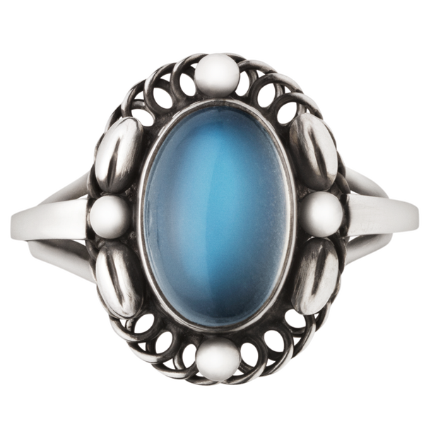 【美品】ジョージ ジェンセン ムーンライトブロッサム リング ムーンライト ブロッサム(MOONLIGHT BLOSSOM) リング I Georg Jensen