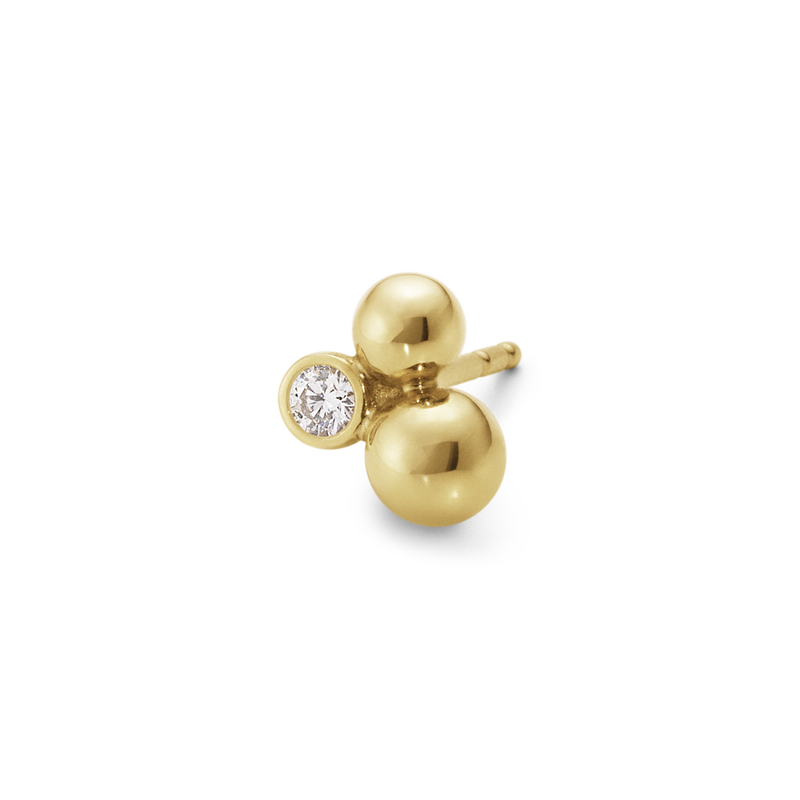 MOONLIGHT GRAPES earrings 18 kt. yellow gold with diamonds