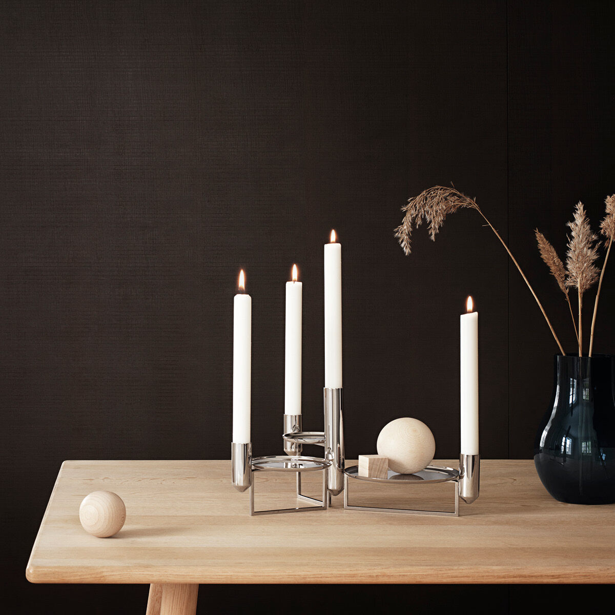 14,5 cm Georg Jensen Tunes Candelabro