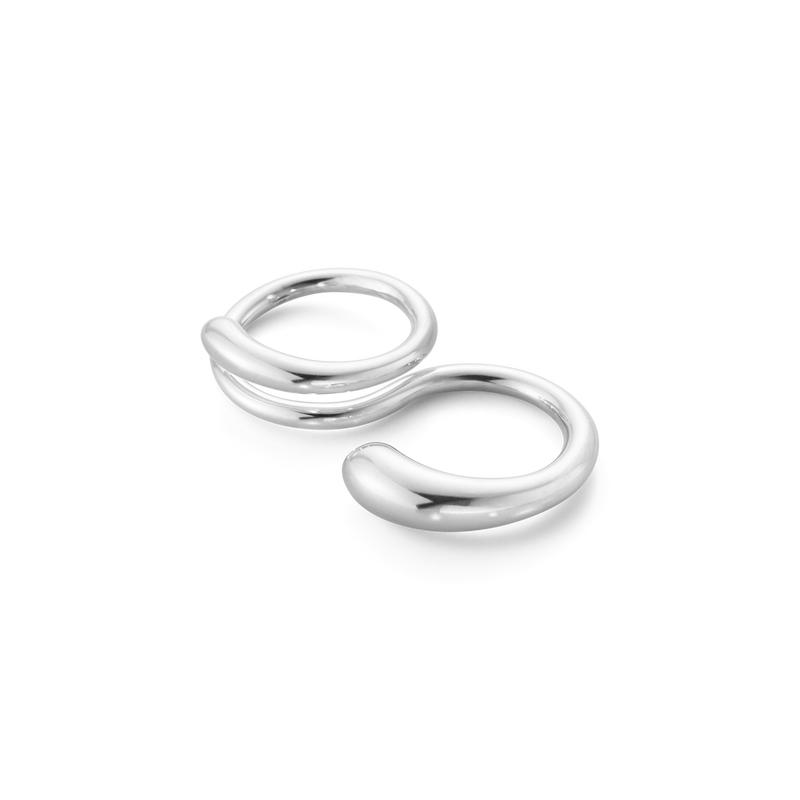 MERCY simple, double ring in sterling silver Jensen