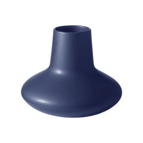 KOPPEL vase - blue stoneware, medium