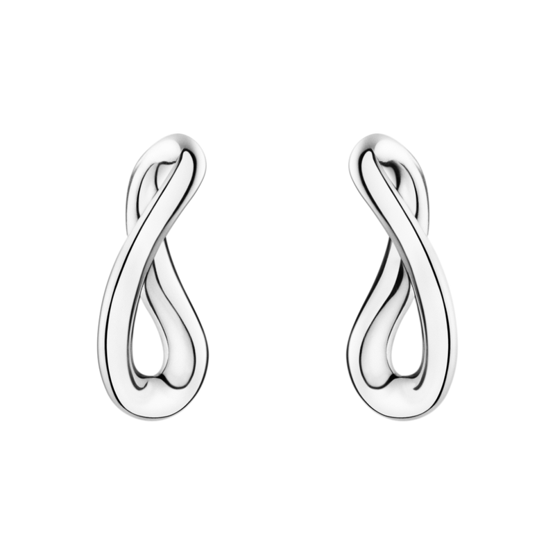 INFINITY 耳環 - 925S 銀