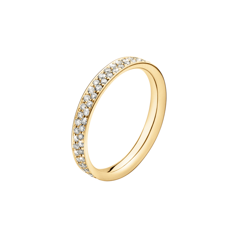 MAGIC 18K 黃金戒指密釘鑲嵌美鑽