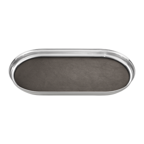 MANHATTAN tray with leather MANHATTAN tray with leather