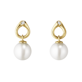 MAGIC earrings - 18 kt. yellow gold with pearls and diamonds MAGIC earrings - 18 kt. yellow gold with pearls and diamonds