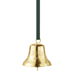 2018 Christmas Bell - gold plated