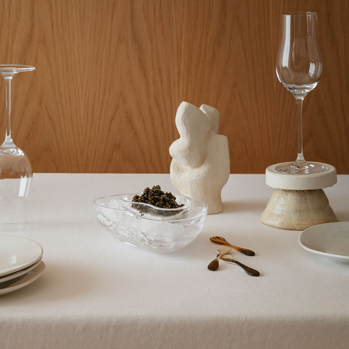 値下げ中！貴重 フランスKaspia マトリョーシカ風 キャビア入れ物 スプーン 宮崎キャビア1983 化粧箱入り 20g（シェルスプーン付） – と