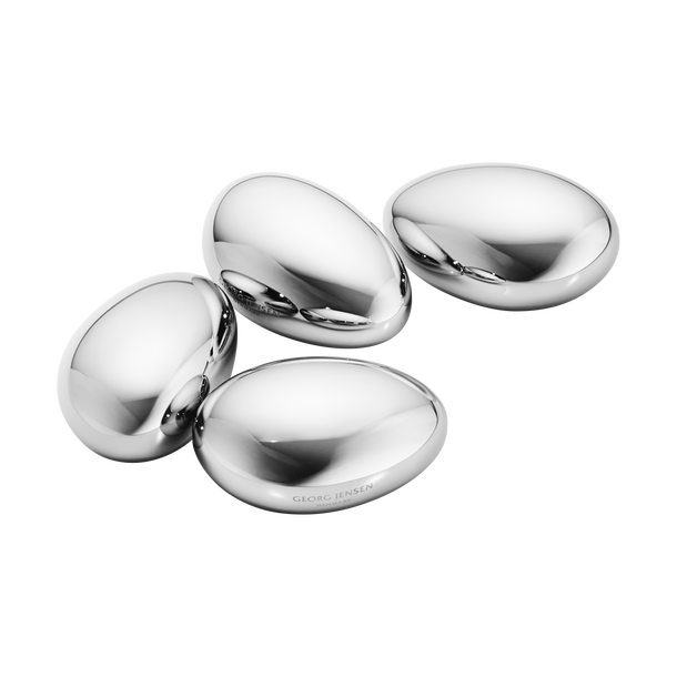 SKY アイスキューブ、 4個– ステンレススティール I Georg Jensen