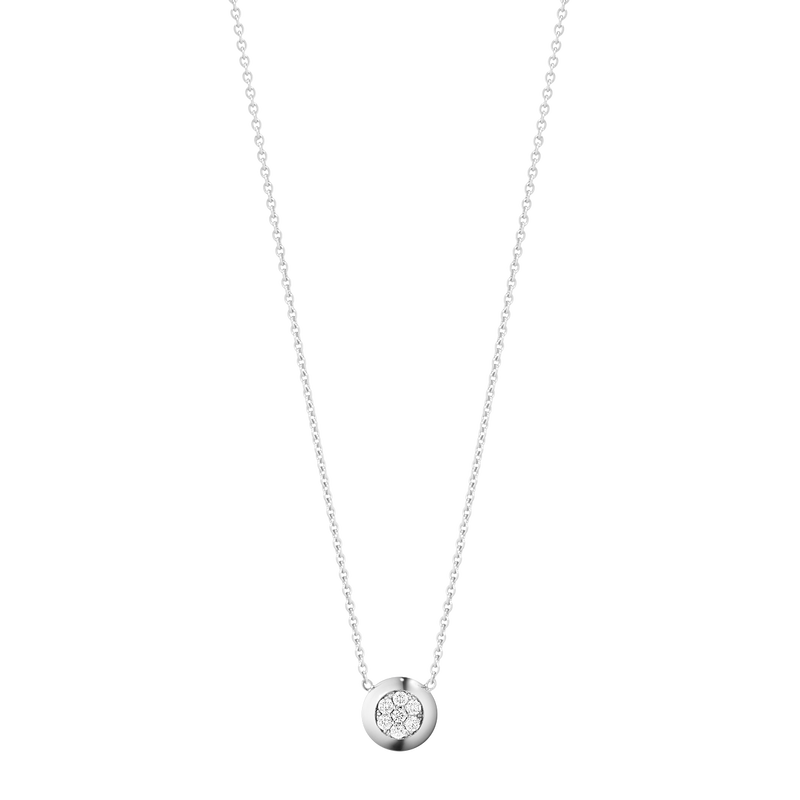 AURORA vedhæng - 18 kt. hvidguld med brilliantslebne diamanter