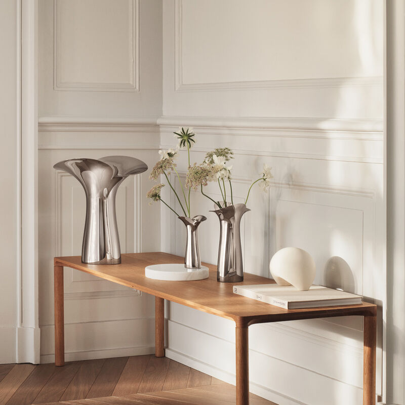 Bloom Botanica Vase I Rustfrit Stal Lille Georg Jensen
