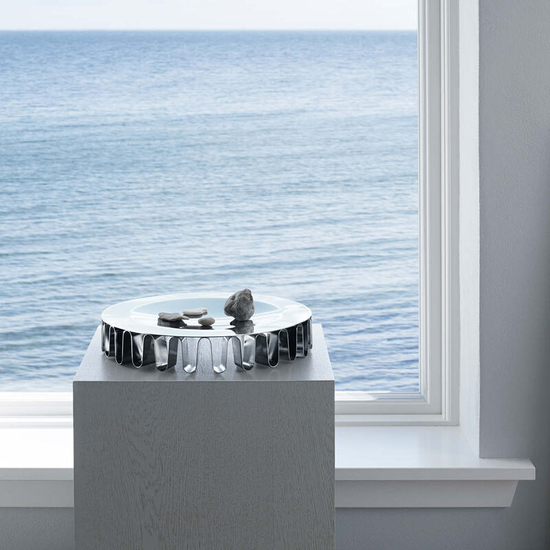 Frequency Kelly Wearstler Modern Centrepiece In Stainless Steel