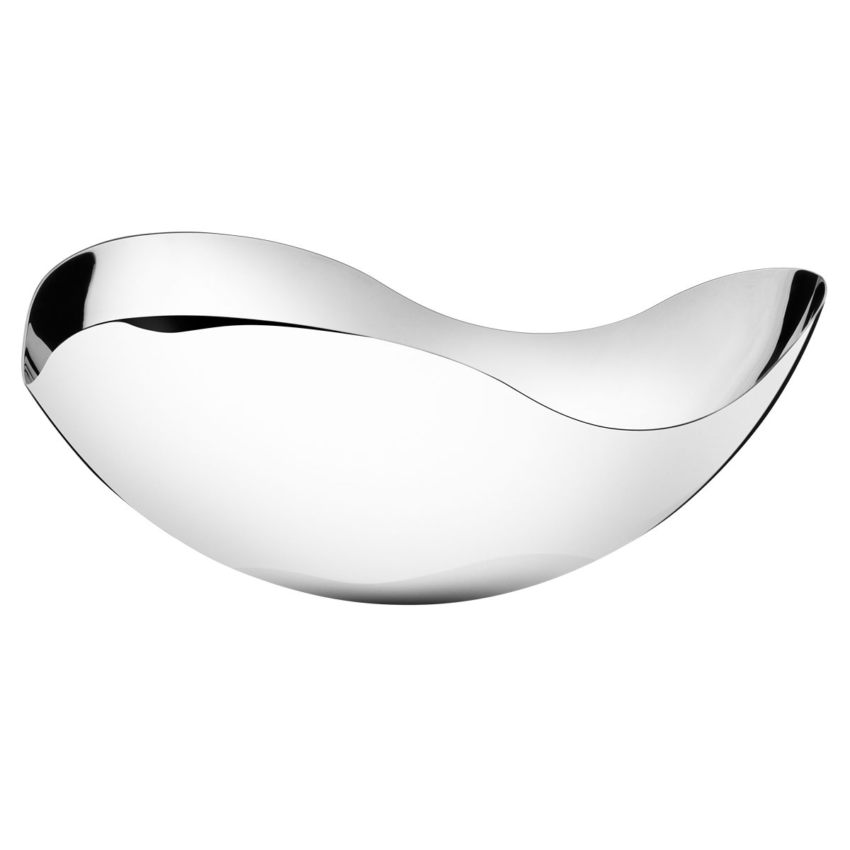 Bloom Large Polished Stainless Steel Mirror Bowl Details about   Georg Jensen 3586282 