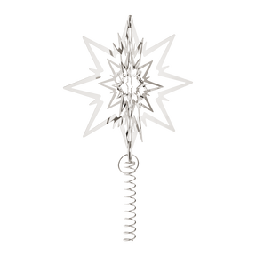 STAR for the Christmas tree, large, palladium plated