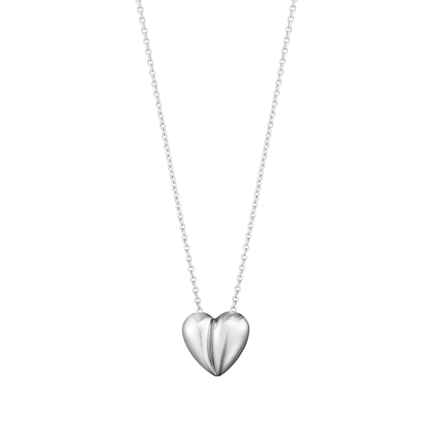 CURVE sculptural necklace in sterling silver
