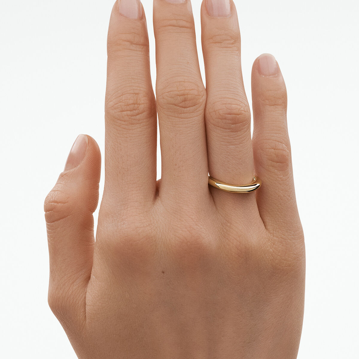 しょうさん純金リング OFFSPRING mother daugther ring in 18k yellow gold | Georg Jensen