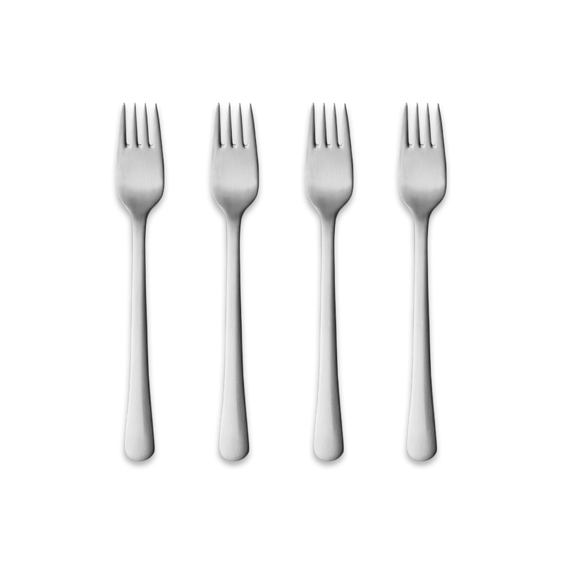 コペンハーゲン Copenhagen ケーキフォーク ギフトボックス 4 本 マットステンレススティール I Georg Jensen
