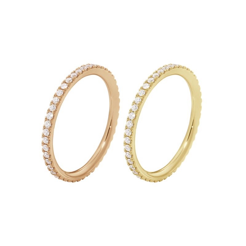 AURORA ring - 18 kt. rose gold with brilliant cut diamonds AURORA ring - 18 kt. rose gold with brilliant cut diamonds