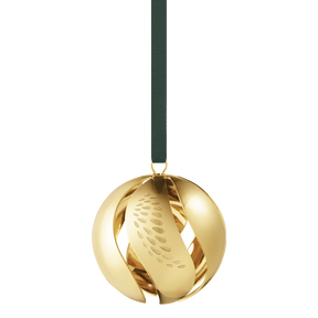 2018 Christmas Ball - gold plated