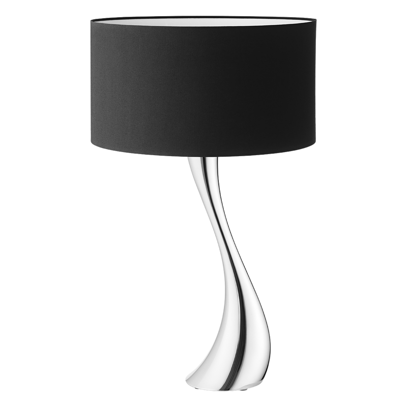 Rusland patrice eksplicit Cobra lampe i stål med sort skærm i dansk design (medium)