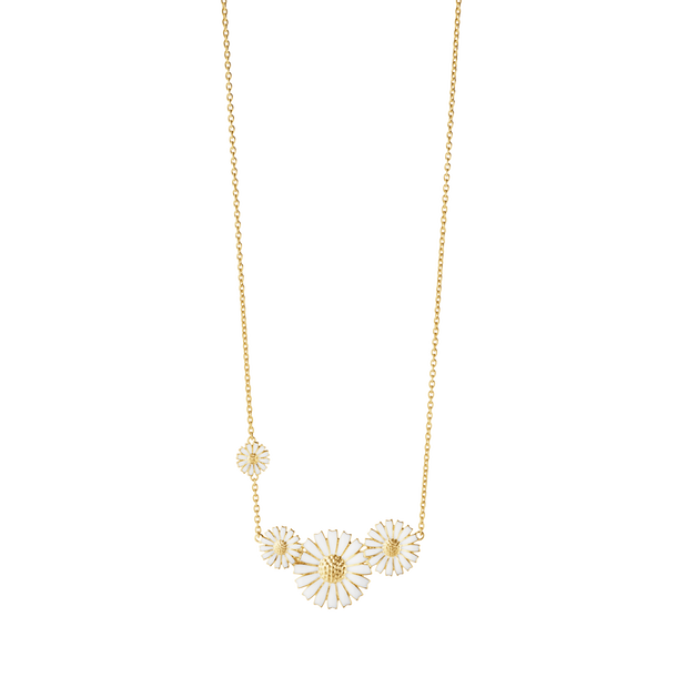 【twentyoneaugust】CHECKBOARD DAISY NECKLACE DAISY Necklace I Georg Jensen