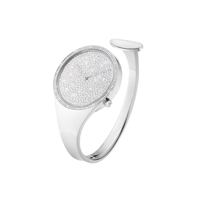 VIVIANNA - 34 mm, quartzverk, pavéinfattad diamanturtavla, diamantinfattning VIVIANNA - 34 mm, quartzverk, pavéinfattad diamanturtavla, diamantinfattning