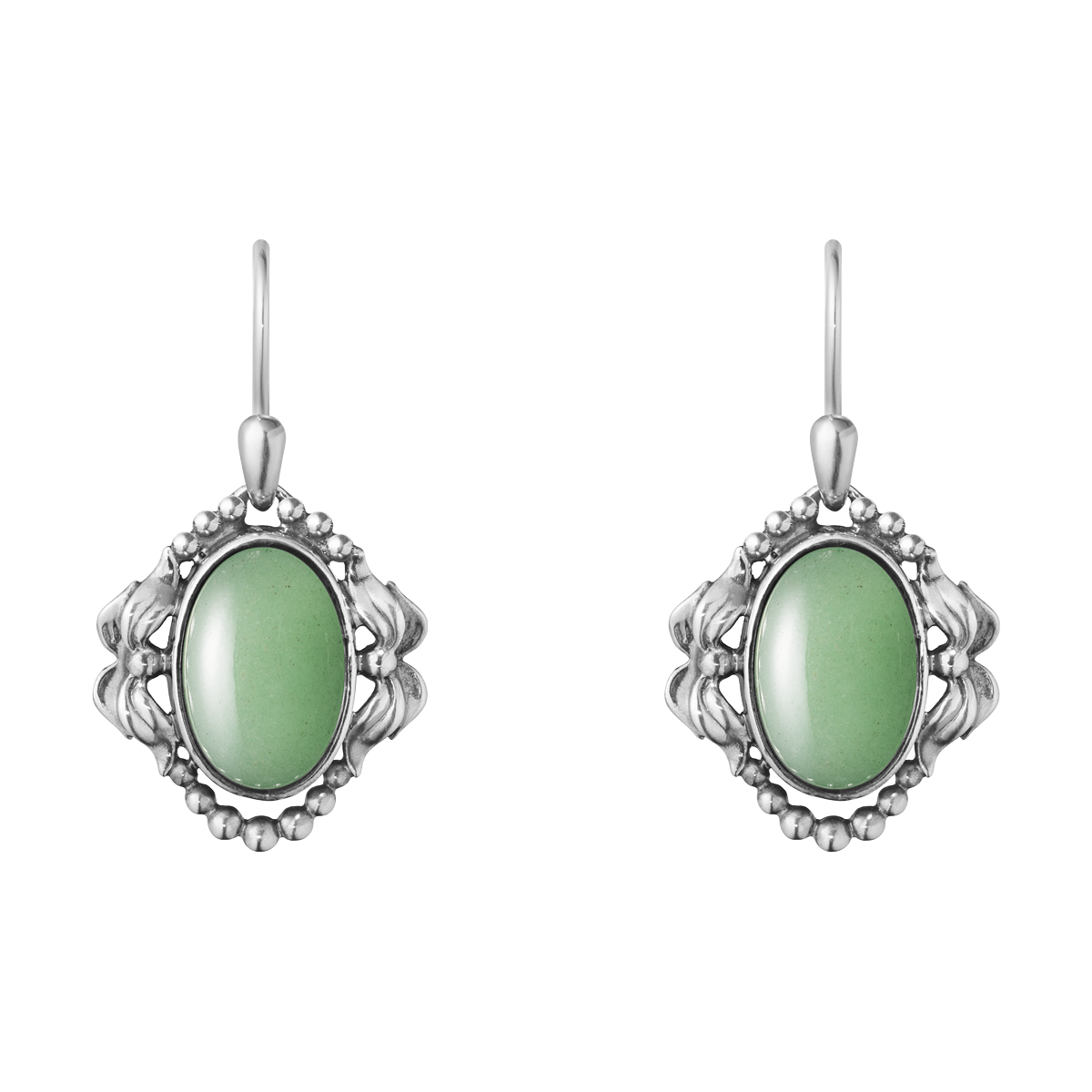 ceremony earrings green jade earrings vintage earrings elegant earrings silver and jade earrings Jade earrings