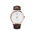 KOPPEL 大日曆 - 41 mm，小三針自動腕錶，18 K 玫瑰金，白色錶盤