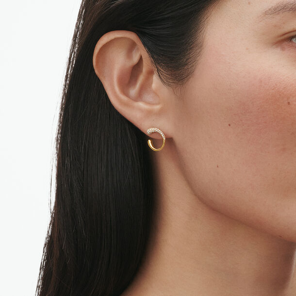 マーシー(MERCY) 18Kイエローゴールド ダイヤモンド ピアス