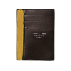 BUSINESS CLASSIC bank notes and card holder, brown and yellow BUSINESS CLASSIC bank notes and card holder, brown and yellow