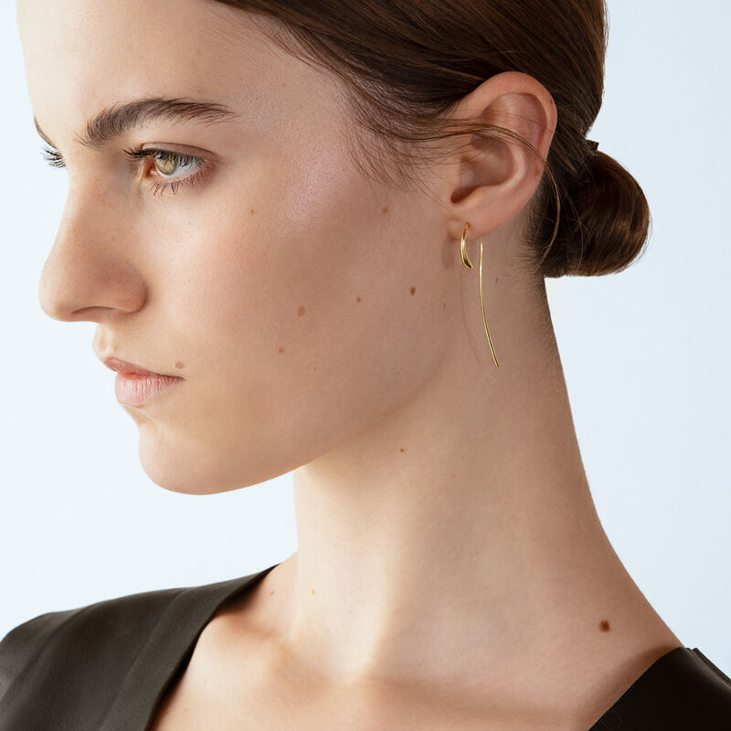 Mercy earrings, 18 karat yellow gold earrings