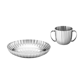 BERNADOTTE Child set, Deep Plate & cup, 2 pcs. - Design Inspired by Sigvard Bernadotte