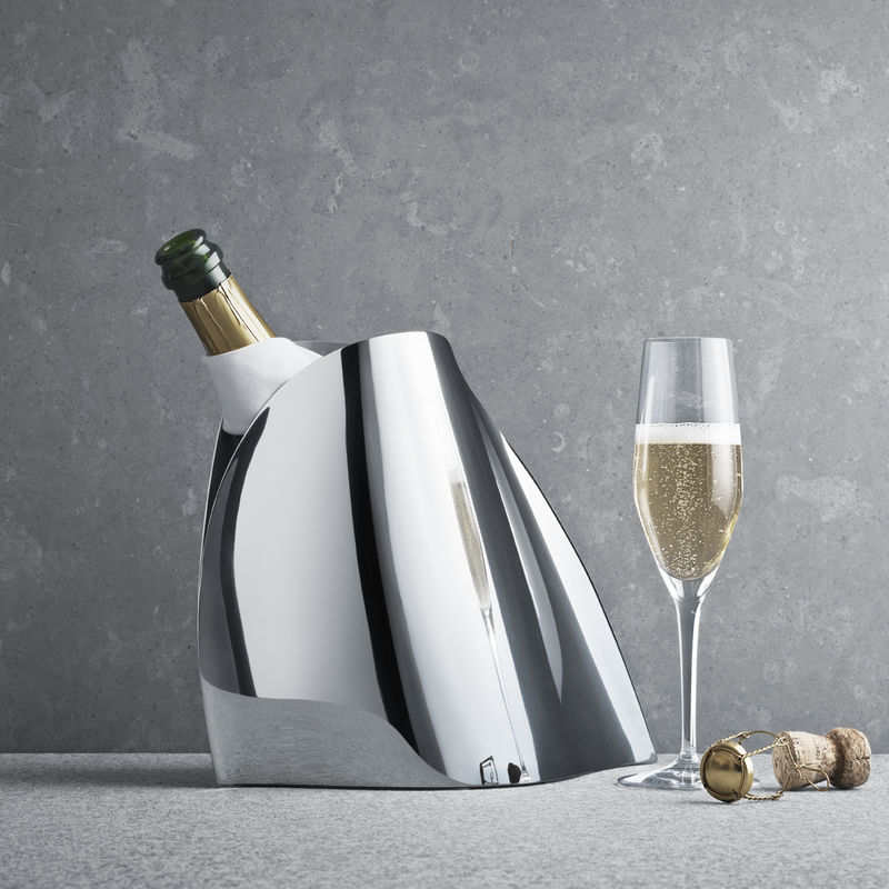 Indulgence Champagne Cooler In Stainless Steel Georg Jensen