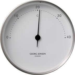 KOPPEL 10 cm thermometer stainless steel with white dial KOPPEL 10 cm thermometer stainless steel with white dial