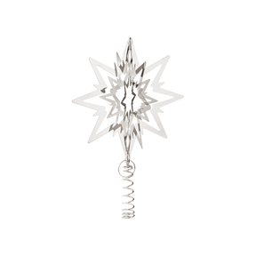 STAR for the Christmas tree, medium, palladium plated