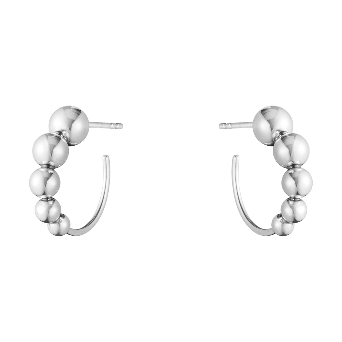 MOONLIGHT GRAPES Earrings in oxidised sterling silver