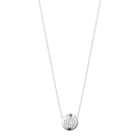 AURORA vedhæng - 18 kt. hvidguld med brillantslebne diamanter