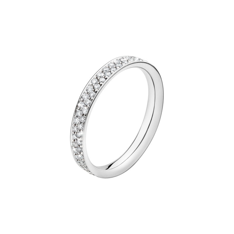 MAGIC ring - 18 kt. white gold with pavé set brilliants