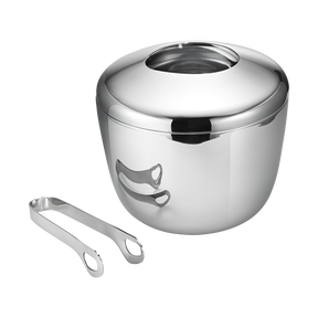 SKY ice bucket with ice tongs SKY ice bucket with ice tongs