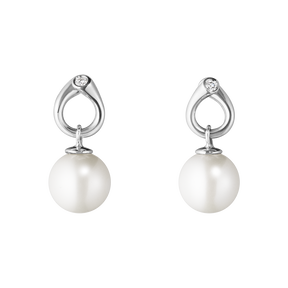 MAGIC earrings - 18 kt. white gold with pearls and diamonds MAGIC earrings - 18 kt. white gold with pearls and diamonds