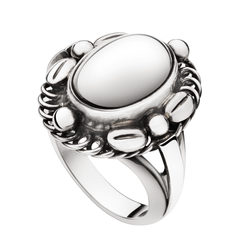 MOONLIGHT BLOSSOM ring - sterling silver